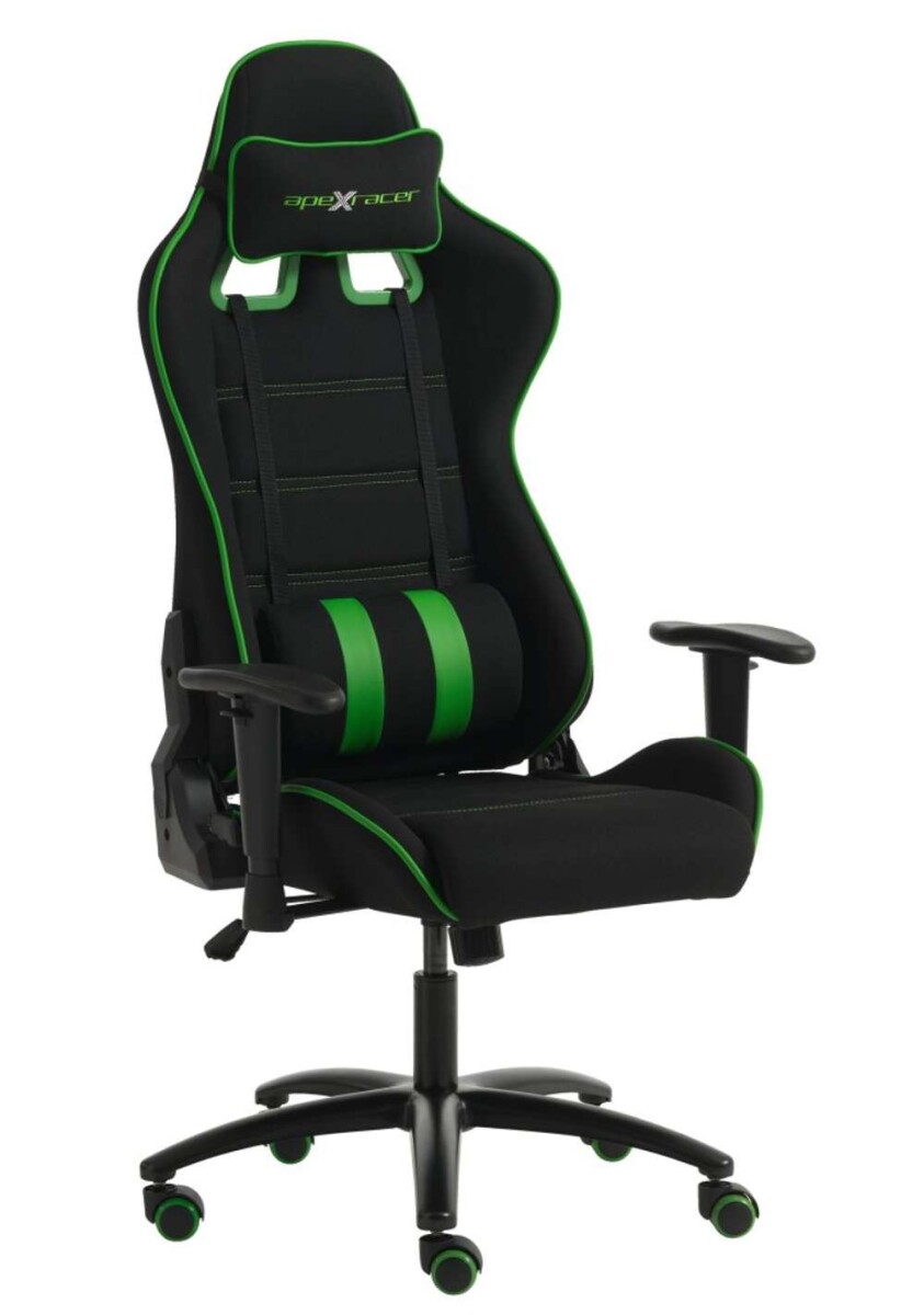 Silla Gaming Lambjerg Malla - Negro/Verde 