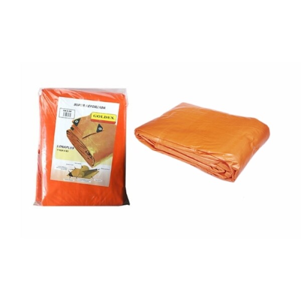 GOLDEX Lona Impermeable Naranja C/protección Uv 5 X 4m GOLDEX Lona Impermeable Naranja C/protección Uv 5 X 4m