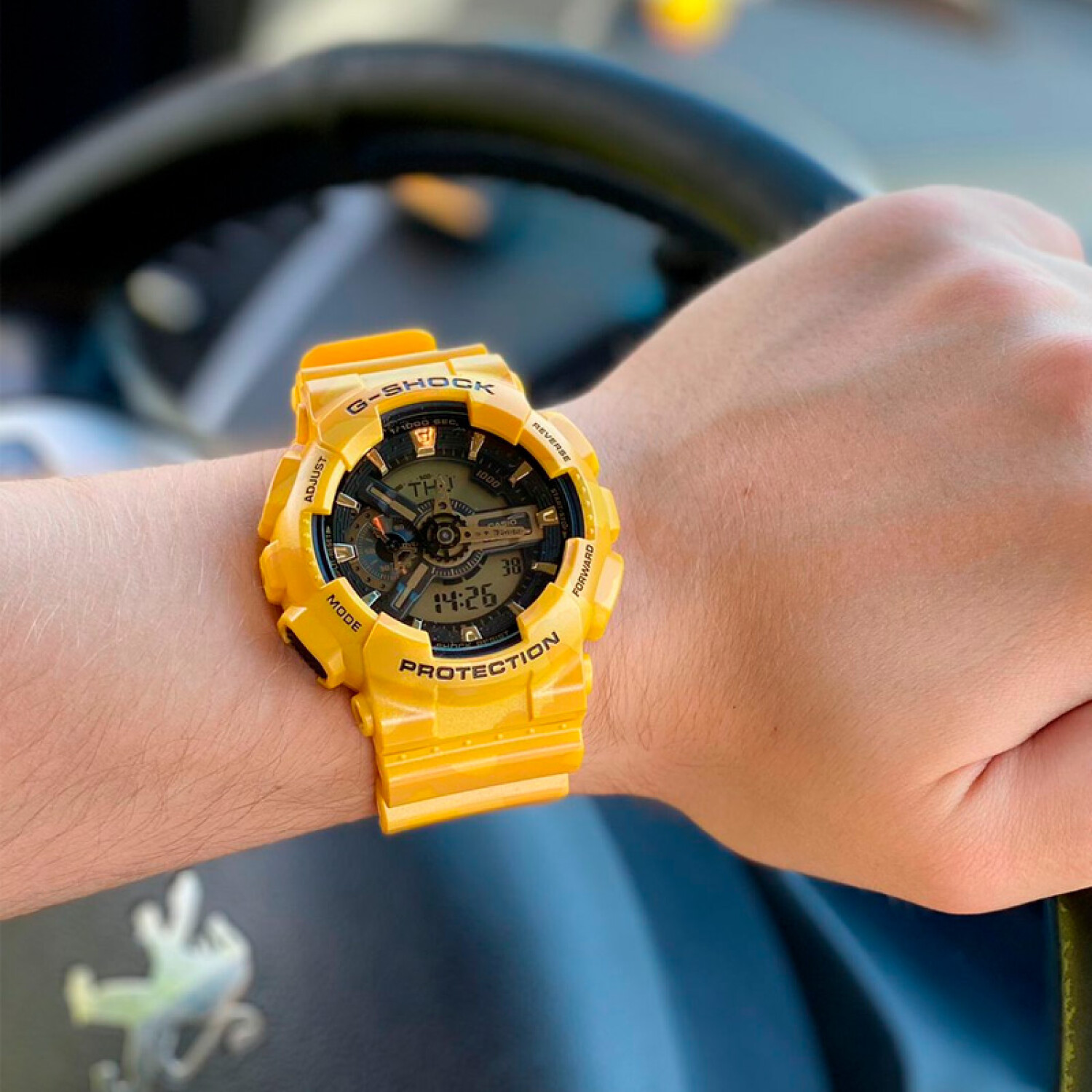 Reloj Casio Deportivo G Shock Reloj G-Shock Deportivo Amarillo  GA-110CM-9ADR — Sira