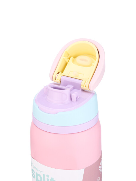 BOTELLA TERMICA SPLIT ONE POP UP 1LT. Rosado