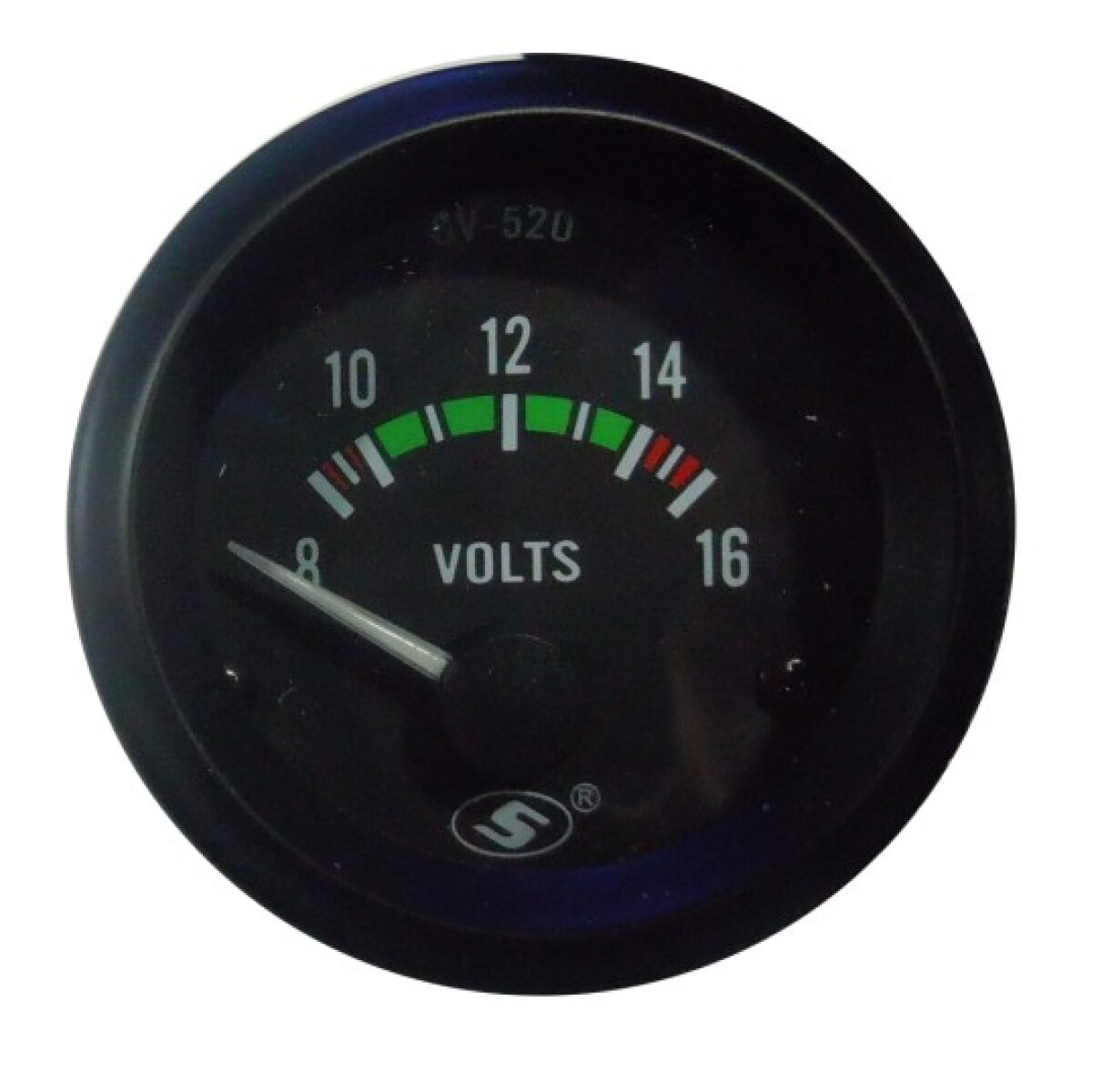 INSTRUMENTO RELOJ MEDIDOR - VOLTIMETRO 12V 8-16V 52MM - 