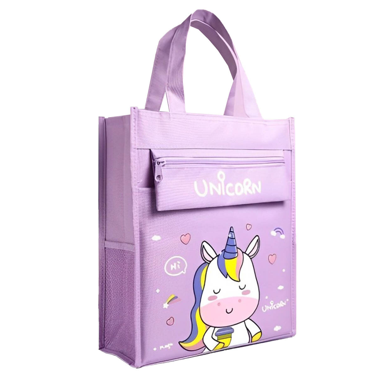 Bolso Escolar P/útiles Multiuso Cartuchera Infantil - Rosa 