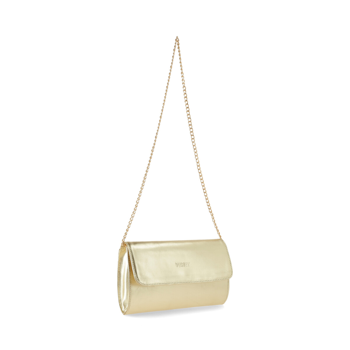 CARTERAS VENET - CUERO PERDIZ - PLATEADO 