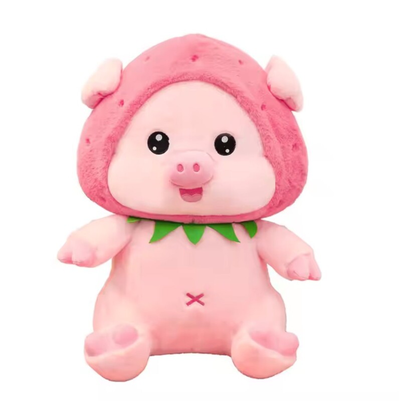 Peluche Cerdito Fresita Sin Color