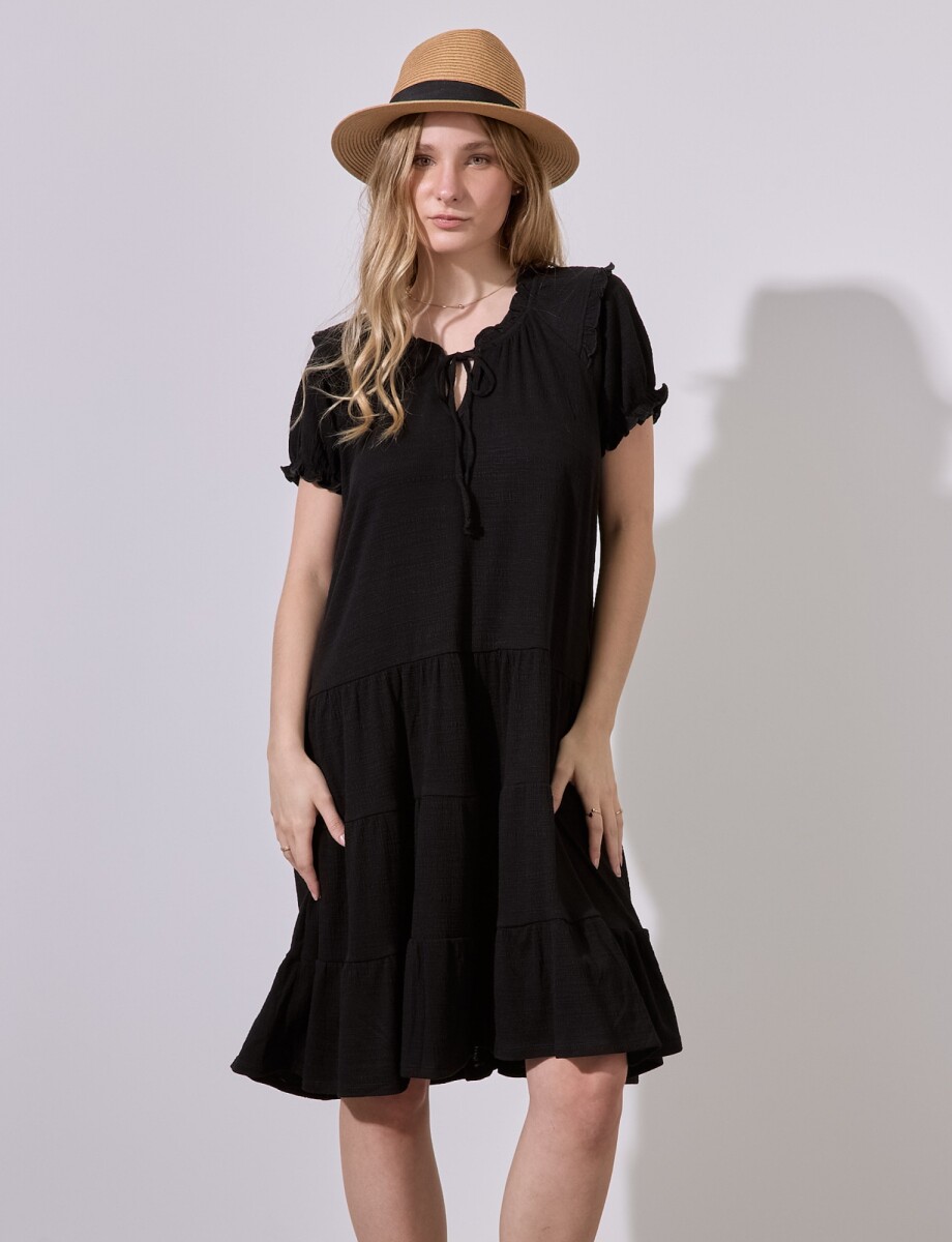 Vestido Playa - Negro 