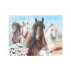 Libro para colorear con 116 stickers Glitter - Miss Melody Libro para colorear con 116 stickers Glitter - Miss Melody