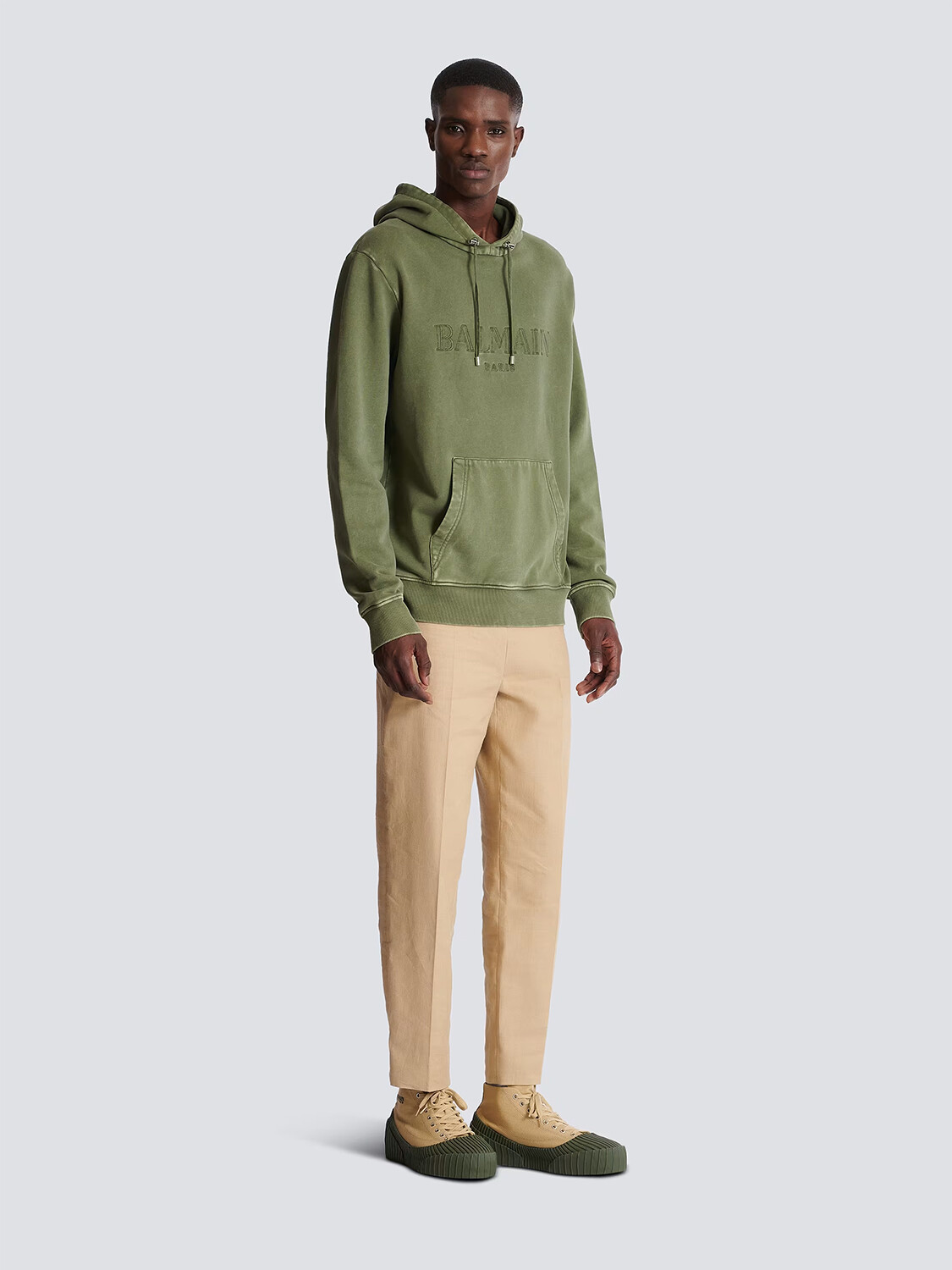 BALMAIN - HOODIE VINTAGE EMBROIDERED UIA