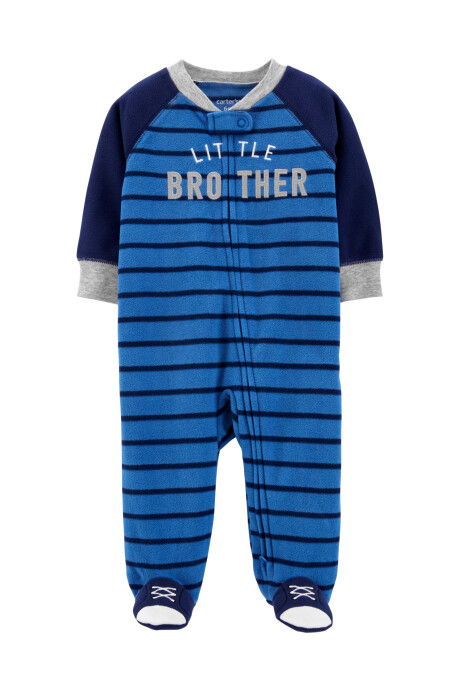 Pijama de Micropolar para Dormir y Jugar con Pie "Little Brother" 0