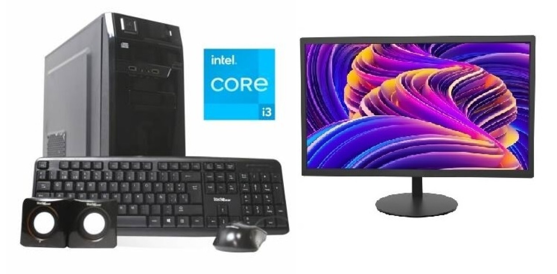 Combo Equipo Core I3 14100 + Monitor 19" Nuevos! 