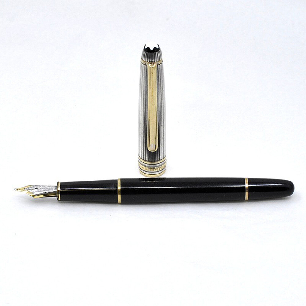 Pluma Estilografica Montblanc Meisterstuck Doue En Plata 925 Pluma Estilografica Montblanc Meisterstuck Doue En Plata 925