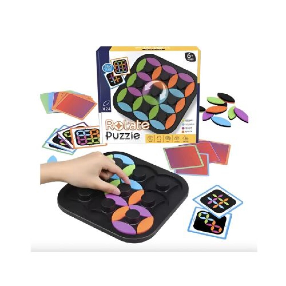JUEGO DE PUZZLE ROTATIVO/ROMPECABEZAS GIRATORIOS - Juego De Puzzle Rotativo/rompecabezas Giratorios 