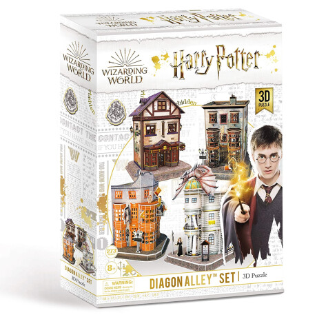 Puzzle Juego 3D Harry Potter Callejon Diagon Original Puzzle Juego 3D Harry Potter Callejon Diagon Original