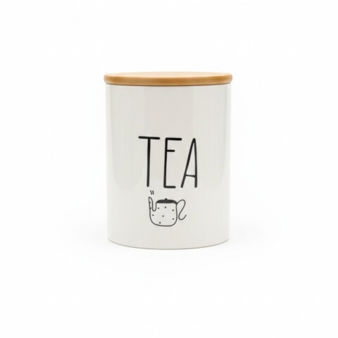 FRASCO CERAMICA TEA C/TAPA 10X13CM Unica