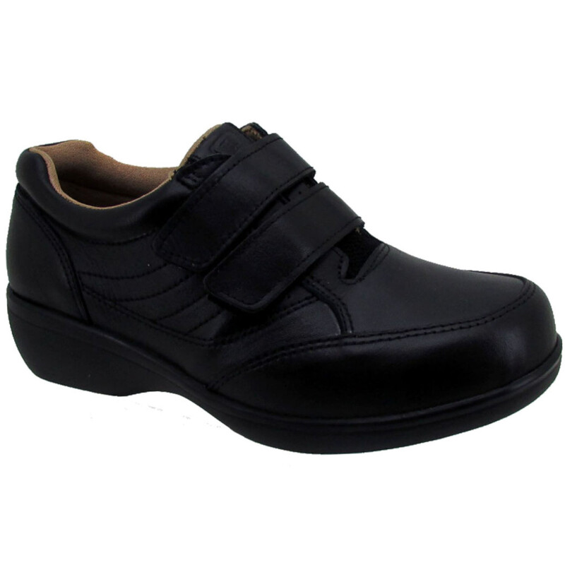 Zapatos de Mujer Lombardino Casual Diabetic Negro