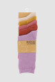 Packs de cinco medias lisas. de algodón. en varios colores s Variante 10