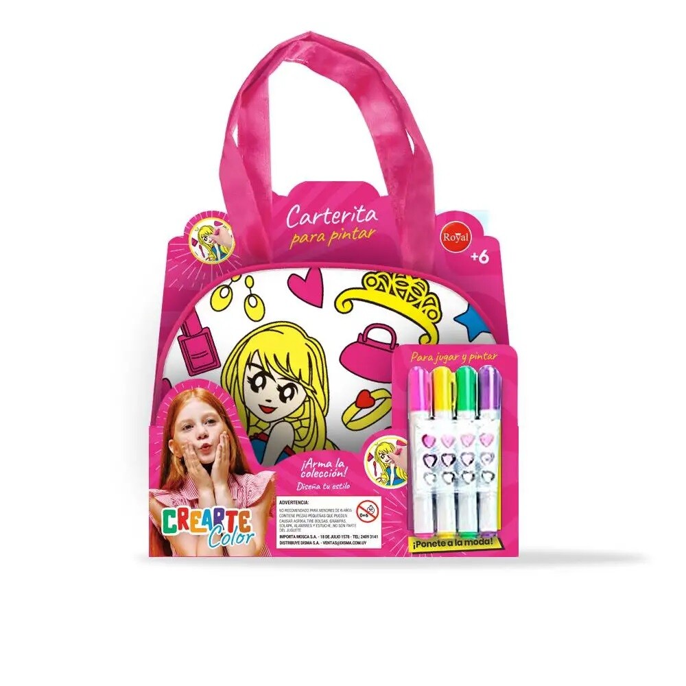 Carterita para Colorear CREARTE COLOR CARTERITA JN29847B