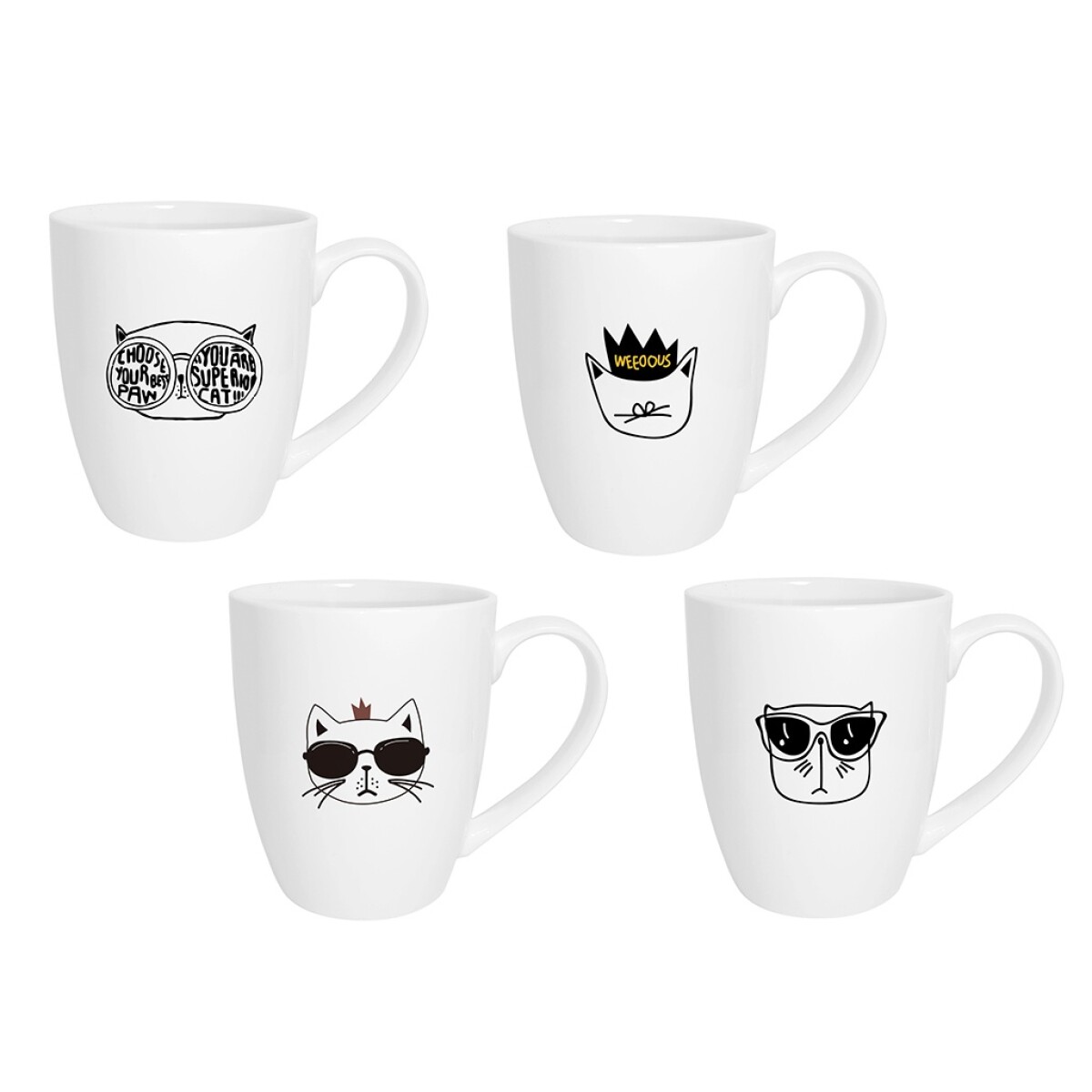 MUG BOMBE 340ML GATITOS 