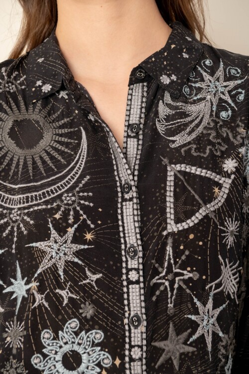 Camisa bordada Johnny Was Camisa bordada Johnny Was