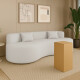 Sillón Sofá Living 3 Cuerpos Charles Compactado En Caja Beige