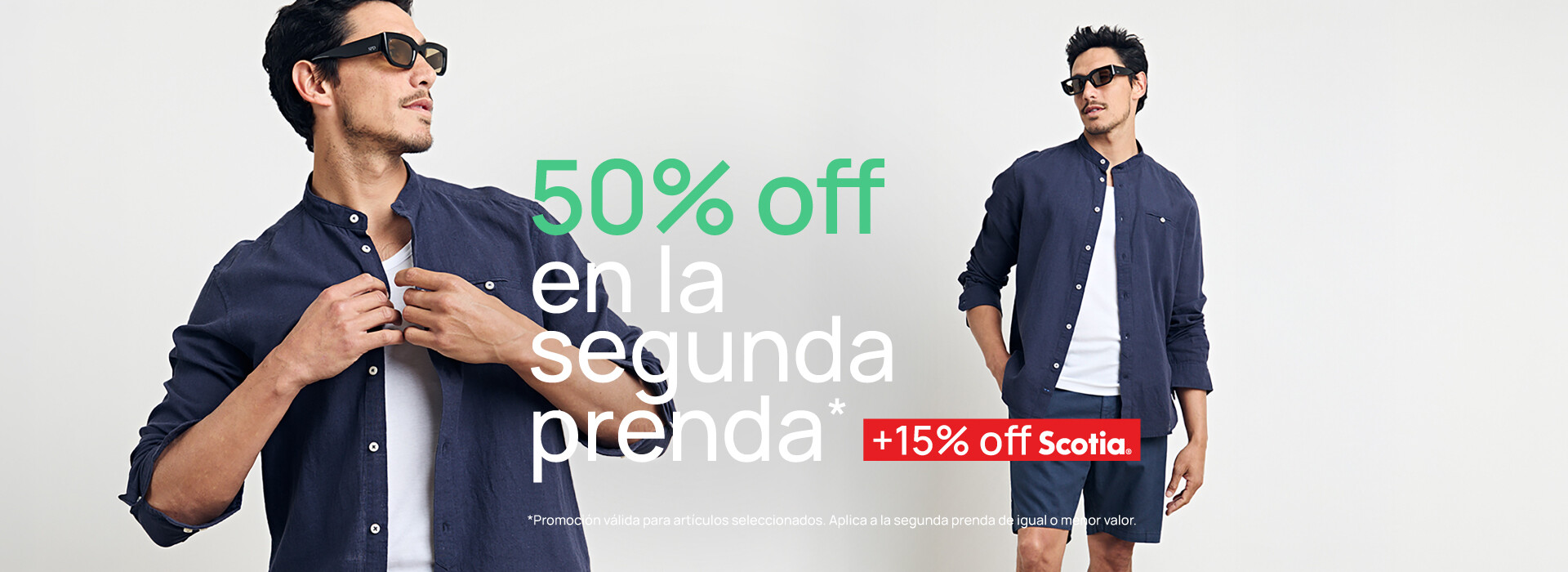 Segunda al 50% OFF | Seleccionados