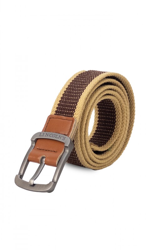 CINTO TRIGAL 110 CMS. CHOCOLATE/ PIEL
