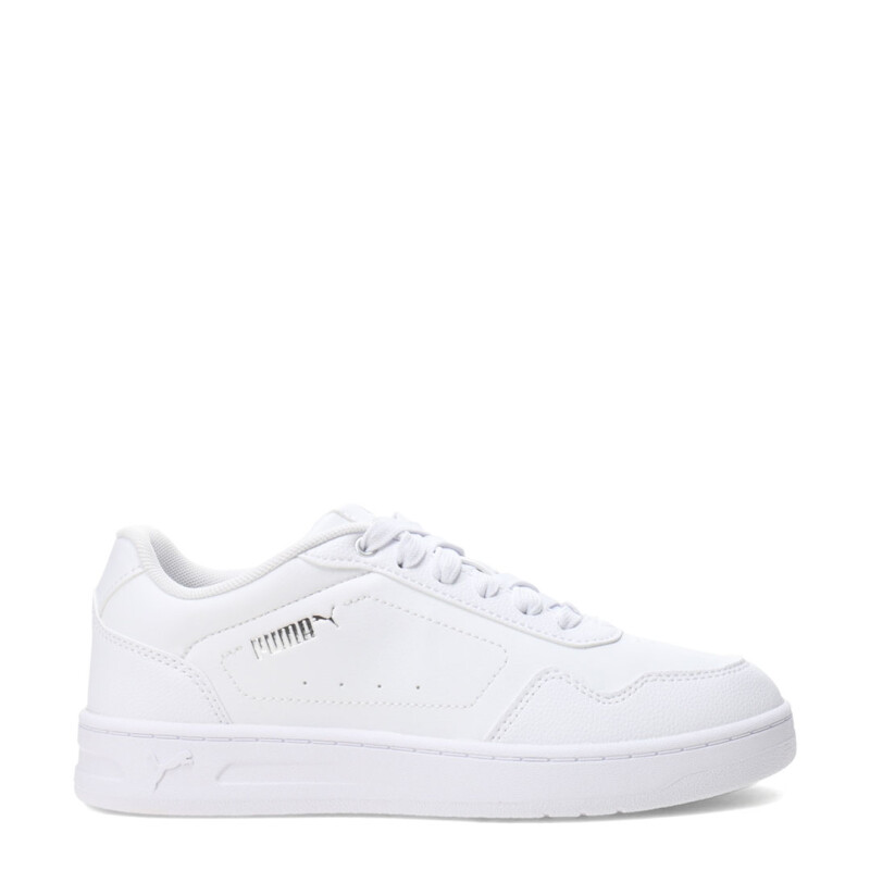 Championes de Mujer Puma Court Classy Blanco - Plata