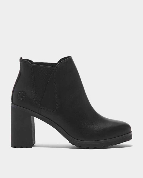 Botas Chelsea Allington Mid Mujer Black Full Grain