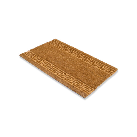 ALFOMBRA COCO RECT NATURAL C/DET EN BORDE 45X75CM Unica