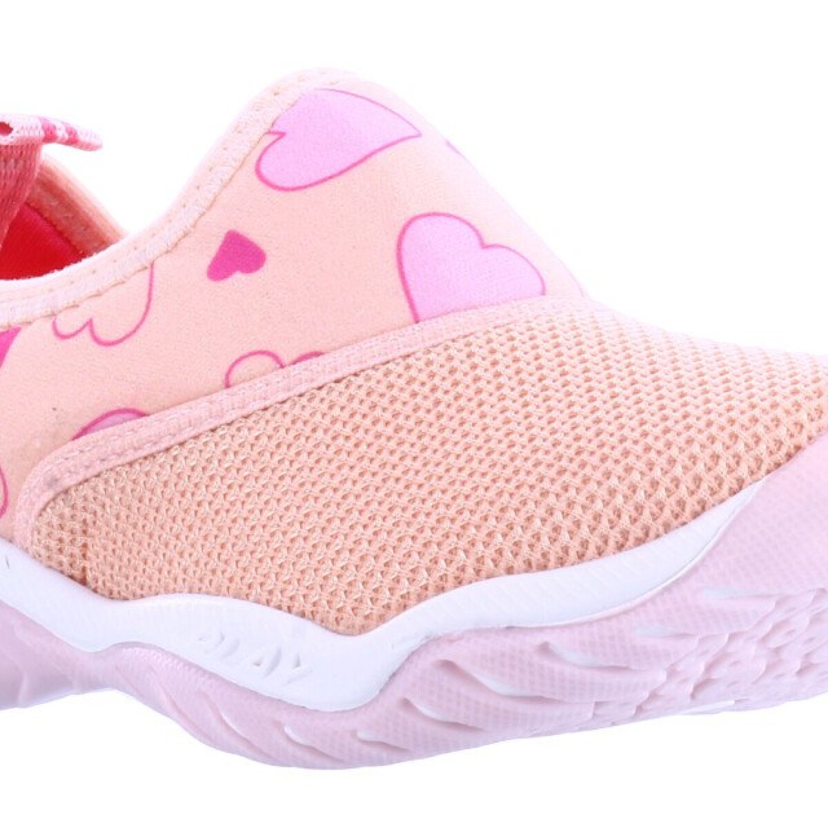 Championes de Niña KIDY sin corodones con estampa - Nude - Rosado 