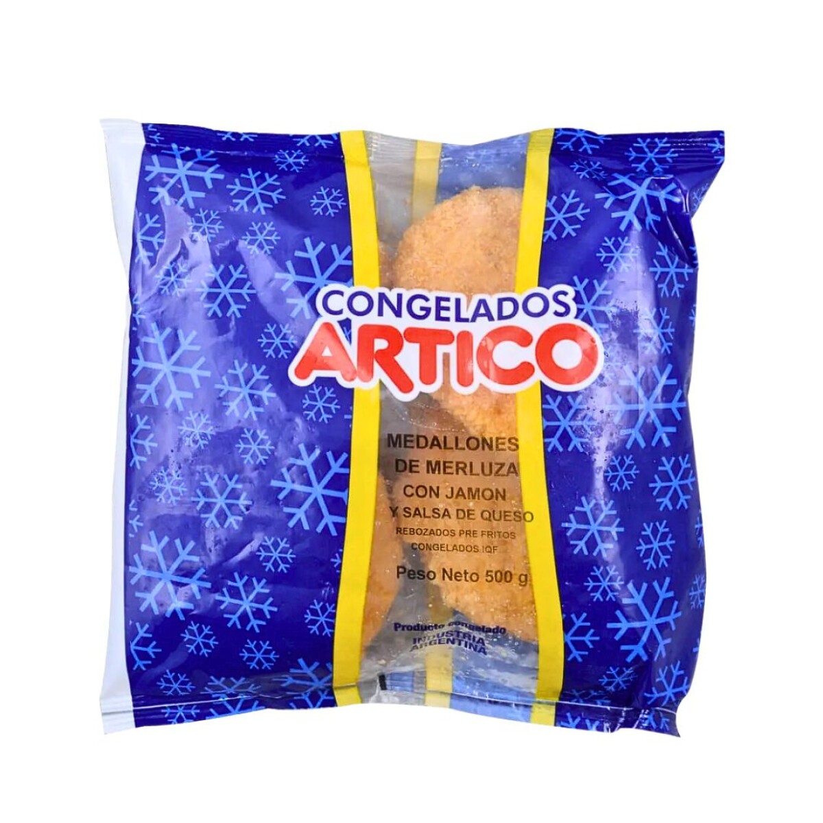 Medallones de Merluza Jamón y Queso Ártico - 500 g 