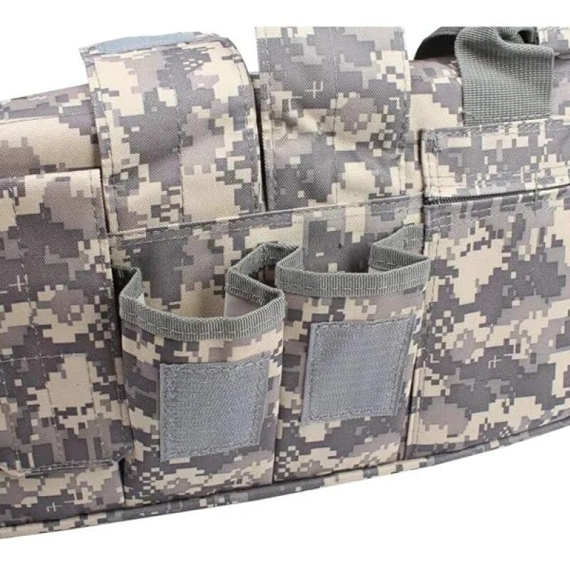 Funda Tactica Para Rifle Reforzado Con Correa 1.20mts Camuflado pixel