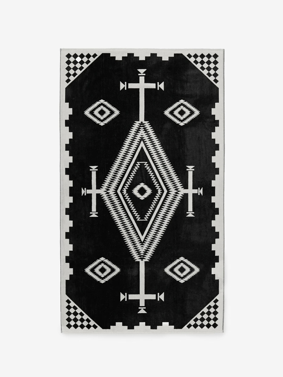 OVERSIZED JACQUARD SPA TOWEL 