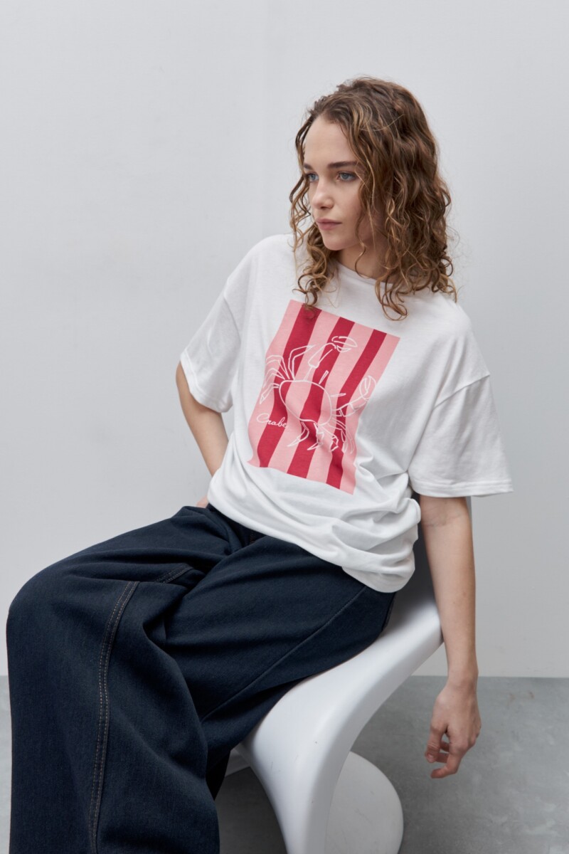REMERA CRABY Blanco