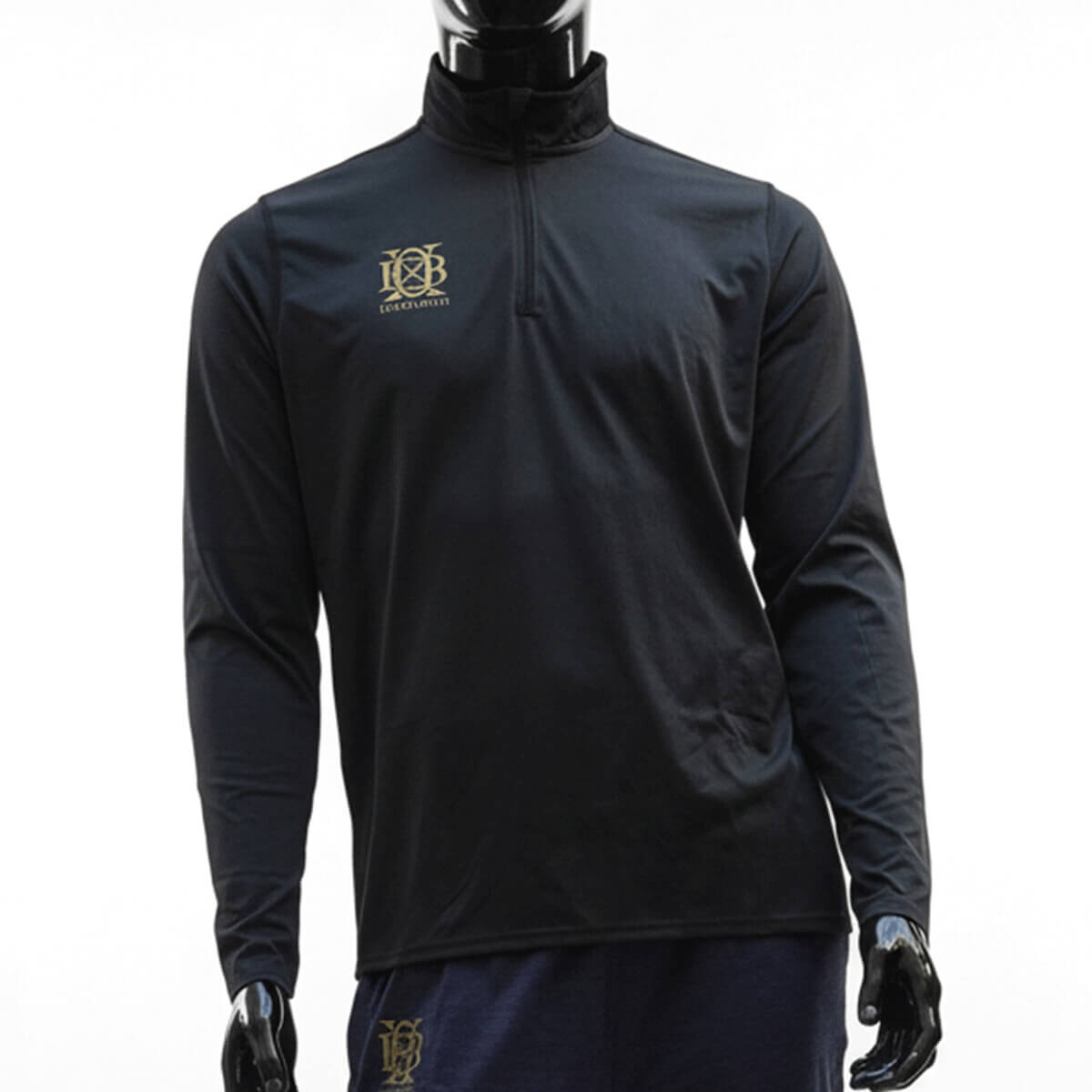 Talle XL - Buzo Negro Deportivo Ligero Con Cierre 