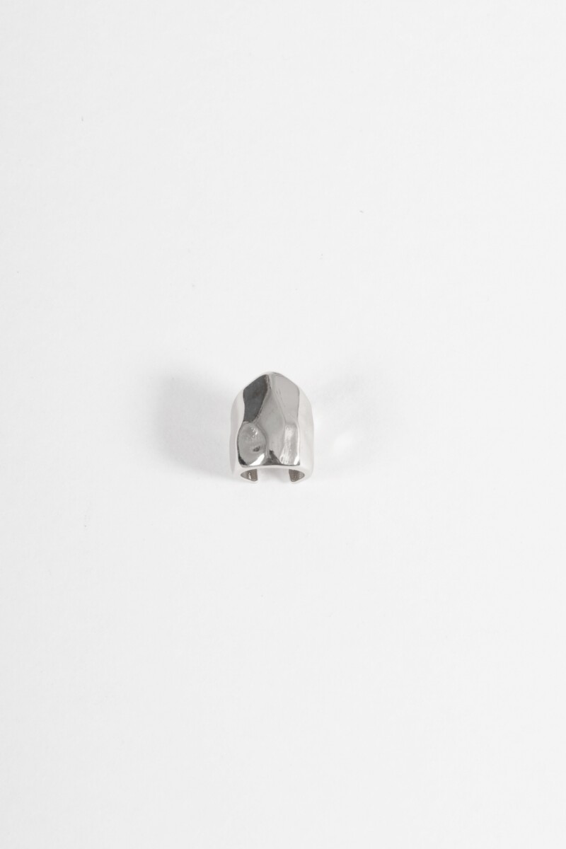 Earcuff bold plateado