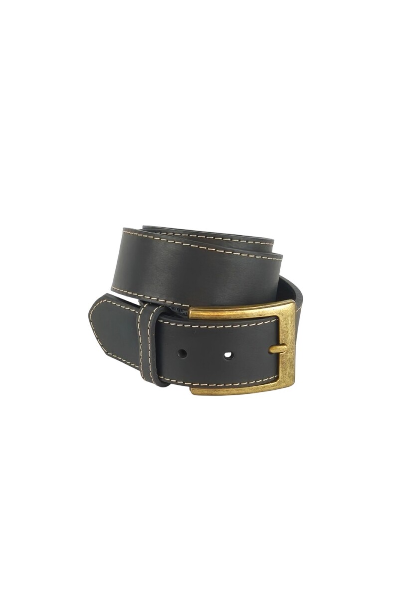 Cinto al corte 40mm c/costura Negro