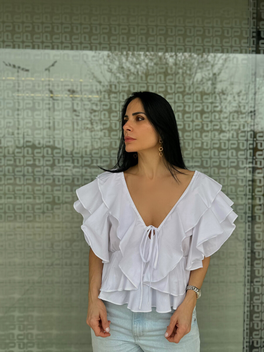 Blusa Laurel - Blanco 
