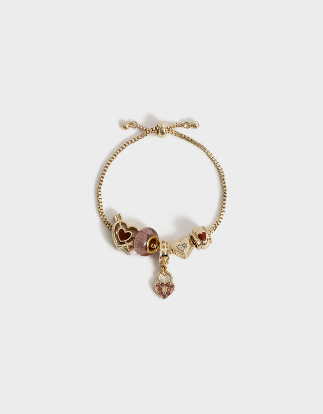 Pulseras Flexibles Multi dijes Pulsera Flexible Multidijes - Dorado