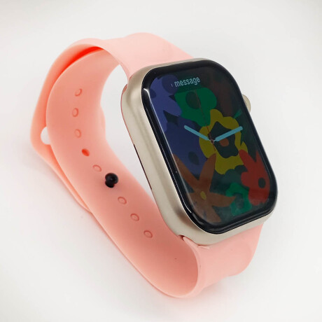 Set Micrófono Parlante Karaoke + Reloj Smartwatch Rosa