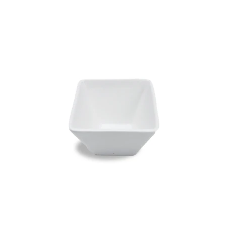 BOWL CERAMICA BCA CUADRADO CONICO 10X7CM 92 Q72 BOWL CERAMICA BCA CUADRADO CONICO 10X7CM 92 Q72