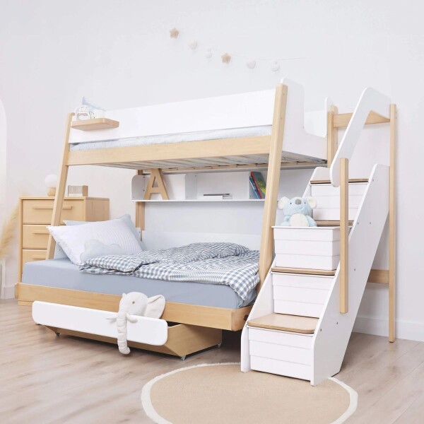 CAMA INFANTIL PETER PAN BLANCO - 1,5 PLAZAS
