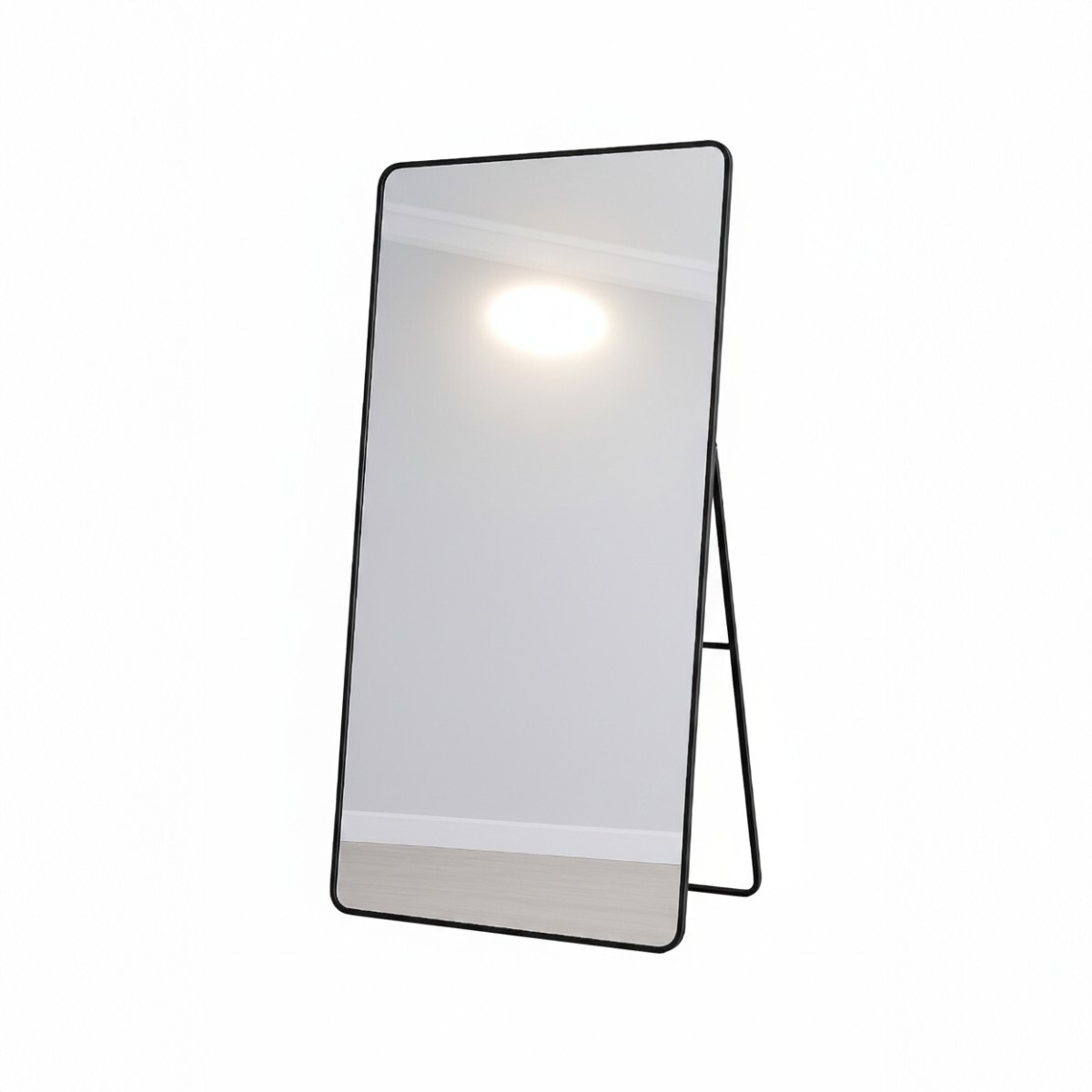 ESPEJO C/MARCO NEGRO 90X150CM 