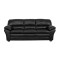 Sillon 3 cuerpos Cuero Natural Florencia Negro
