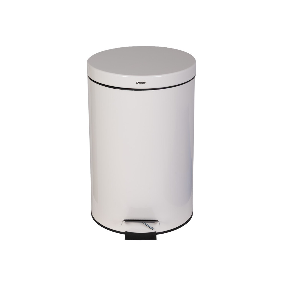 PAPELERA BLANCO ACERO INOXIDABLE DUSTBIN 101121