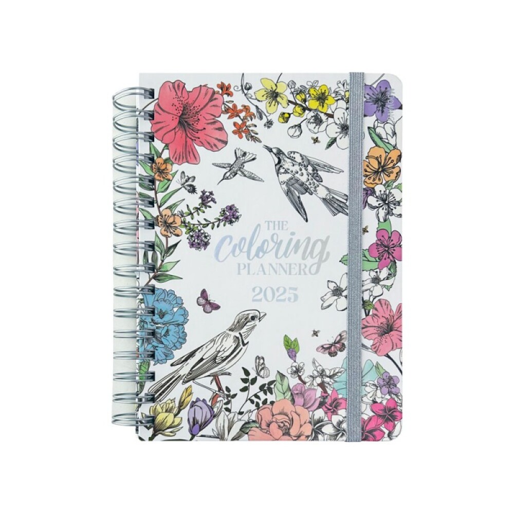 Agenda Coloring Therapy Semana A La Vista Con Espiral Mooving AGENDA MOOVING THE COLORING 2027 SEMANAL