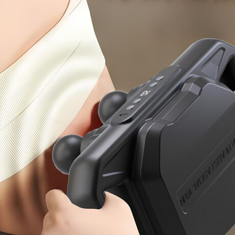 Masajeador de multiples cabezas Negro