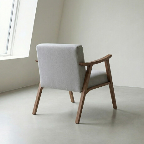 Butaca Ravena - Tela Rústica 291-G2 (Ceniza)