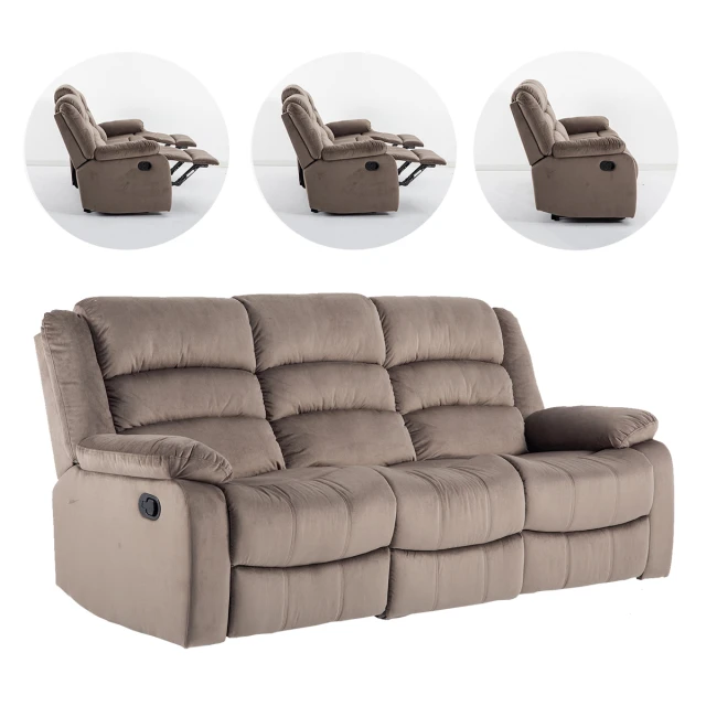 Sofá Sillón Reclinable 3 cuerpos Sofá Sillón Reclinable 3 cuerpos