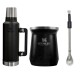 Set Stanley termo de 1.4 lt + mate + bombilla Negro