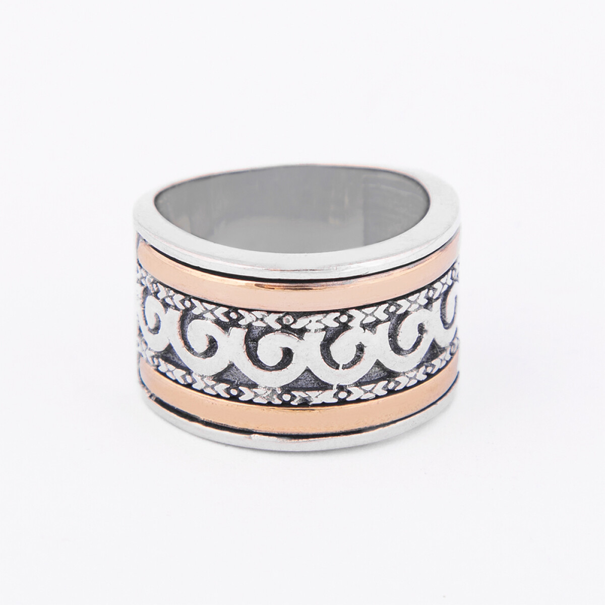 Anillo Laila - Plata y Oro 